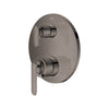 [106177A000] Listra 2-Handle Pressure Balance Valve Trim with 2-Way Diverter with Cartridge - Brushed Cool Sunrise