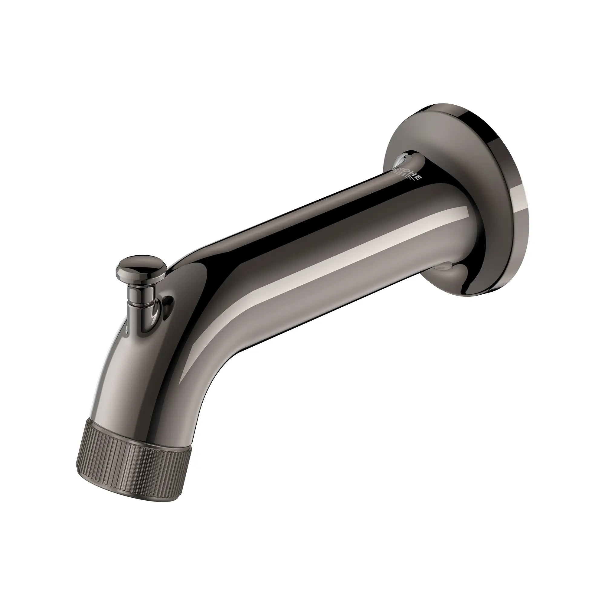Bec de baignoire Listra avec inverseur // GRAPHITE DUR // 275279_Listra_SiloLeft_106206A000_0001_SEPTEMBER2024_0_CDNwebp.webp