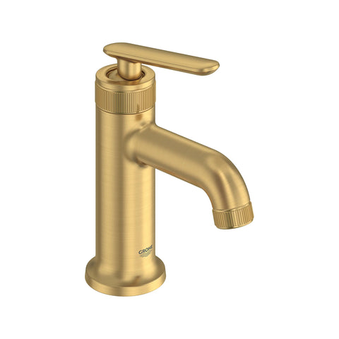 Robinet de salle de bain Listra à orifice et manette uniques, taille P, 4,5 l/min (1,2 gal/min) - Aube fraîche brossé