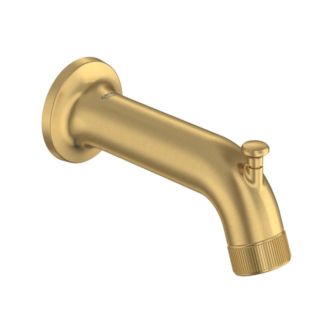 Bec de baignoire Listra avec inverseur - Aube fraîche brossé