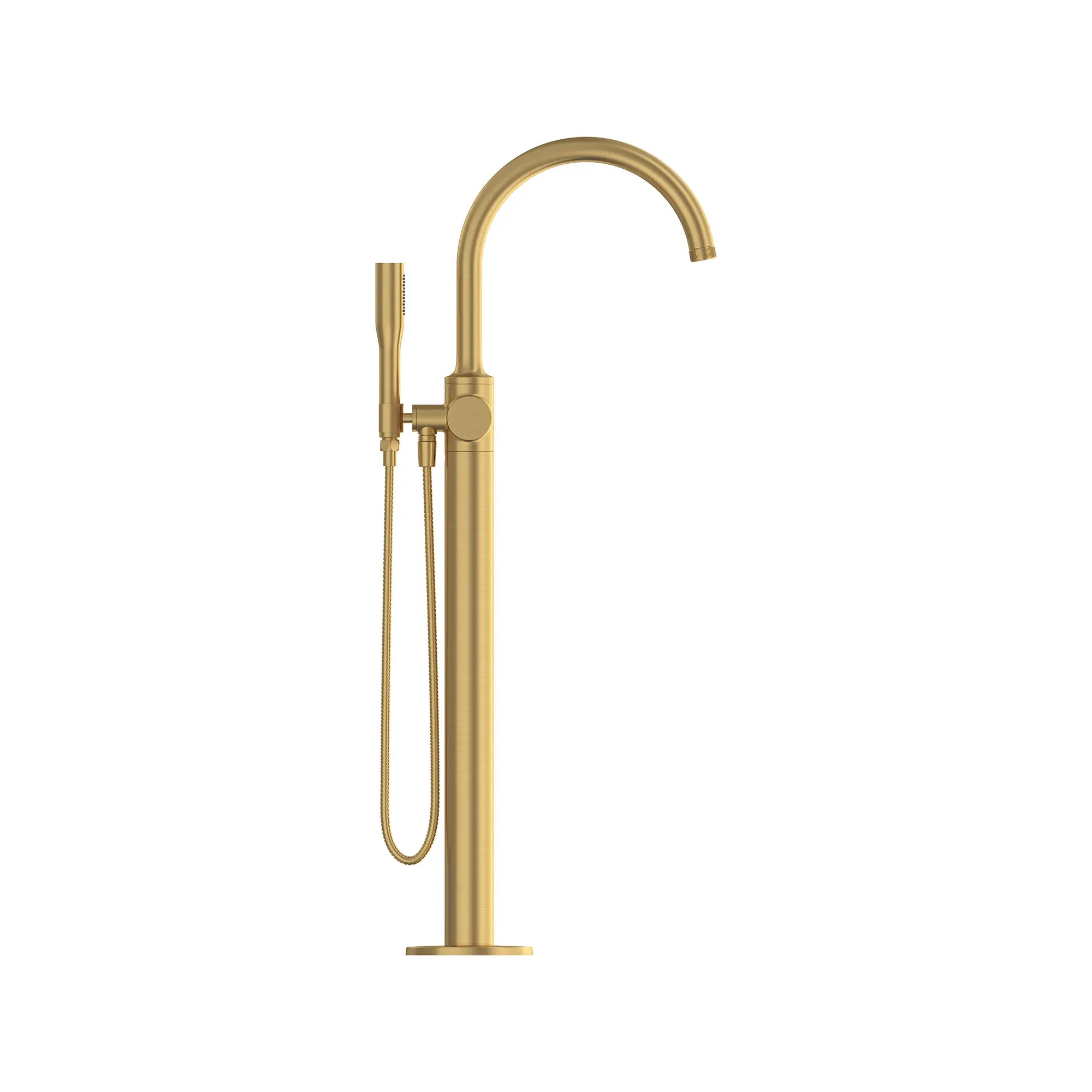 Robinet de baignoire autoportant Listra à une seule manette avec douche à main de 6,6 l/min (1,75 gal/min) // AUBE FRAÎCHE BROSSÉ // 275341_Listra_SiloSide_106256GN00_0001_SEPTEMBER2024_0_CDNwebp.webp