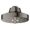 [111611A000] Rainshower Aqua 140 Multi Spray 5 1/2" Shower Head with Aqua Booster 1.75 GPM (6.6 L/min) - Hard Graphite