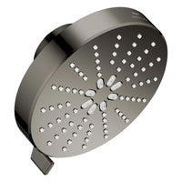 [111611A000] Rainshower Aqua 140 Multi Spray 5 1/2" Shower Head with Aqua Booster 1.75 GPM (6.6 L/min) - Hard Graphite