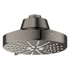 [111611A000] Rainshower Aqua 140 Multi Spray 5 1/2" Shower Head with Aqua Booster 1.75 GPM (6.6 L/min) - Hard Graphite