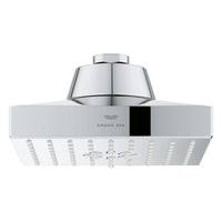 [1116720000] Rainshower Aqua Multi Spray 5 1/2" Square Shower Head with Aqua Booster 1.75 GPM (6.6 L/min) - GROHE StarLight Chrome