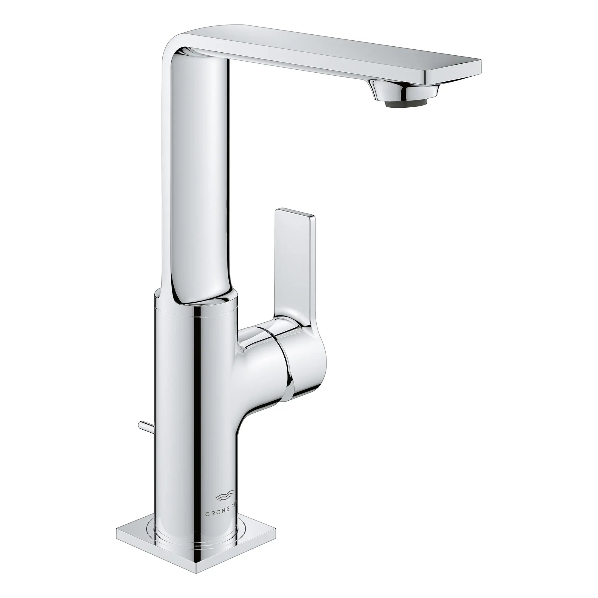 Grand robinet monotrou pour salle de bain, à poignée simple, 4,5 L/min (1,2 gpm) // CHROME STARLIGHT GROHE // 276109_Allure_Silo-SpecSheet_23858001_0001_Feb2023_0_CDNwebp.webp