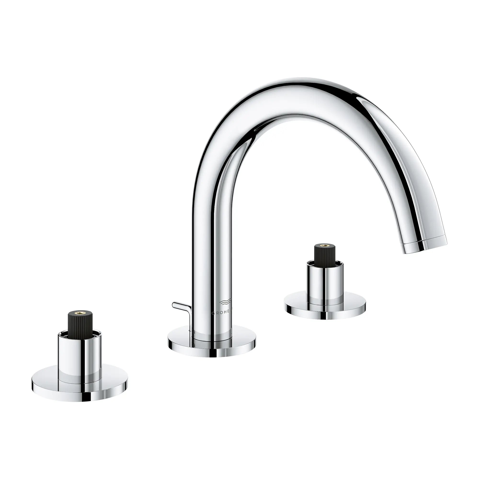 Petit robinet de salle de bain, 8 po, à deux poignée, 4,5 L/min (1,2 gpm) // CHROME STARLIGHT GROHE // 276129_Atrio_Silo-SpecSheet_20660000_003_Feb2023_0_CDNwebp.webp