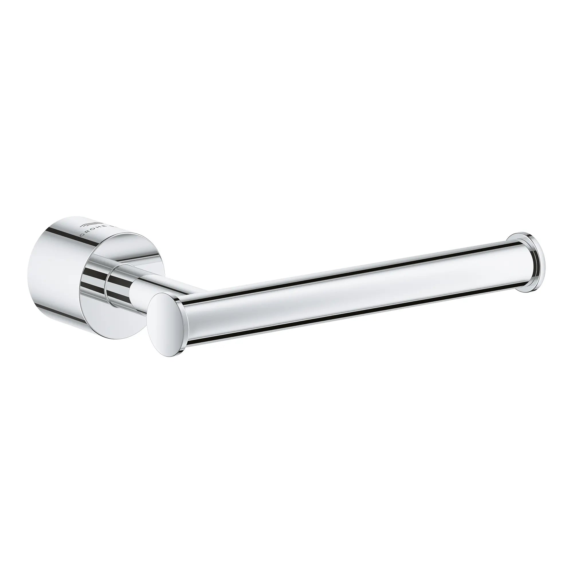 Porte-papier hygiènique sans couvercle // CHROME STARLIGHT GROHE // 276145_Atrio_Silo-SpecSheet_40891000_0001_Feb2023_0_CDNwebp.webp