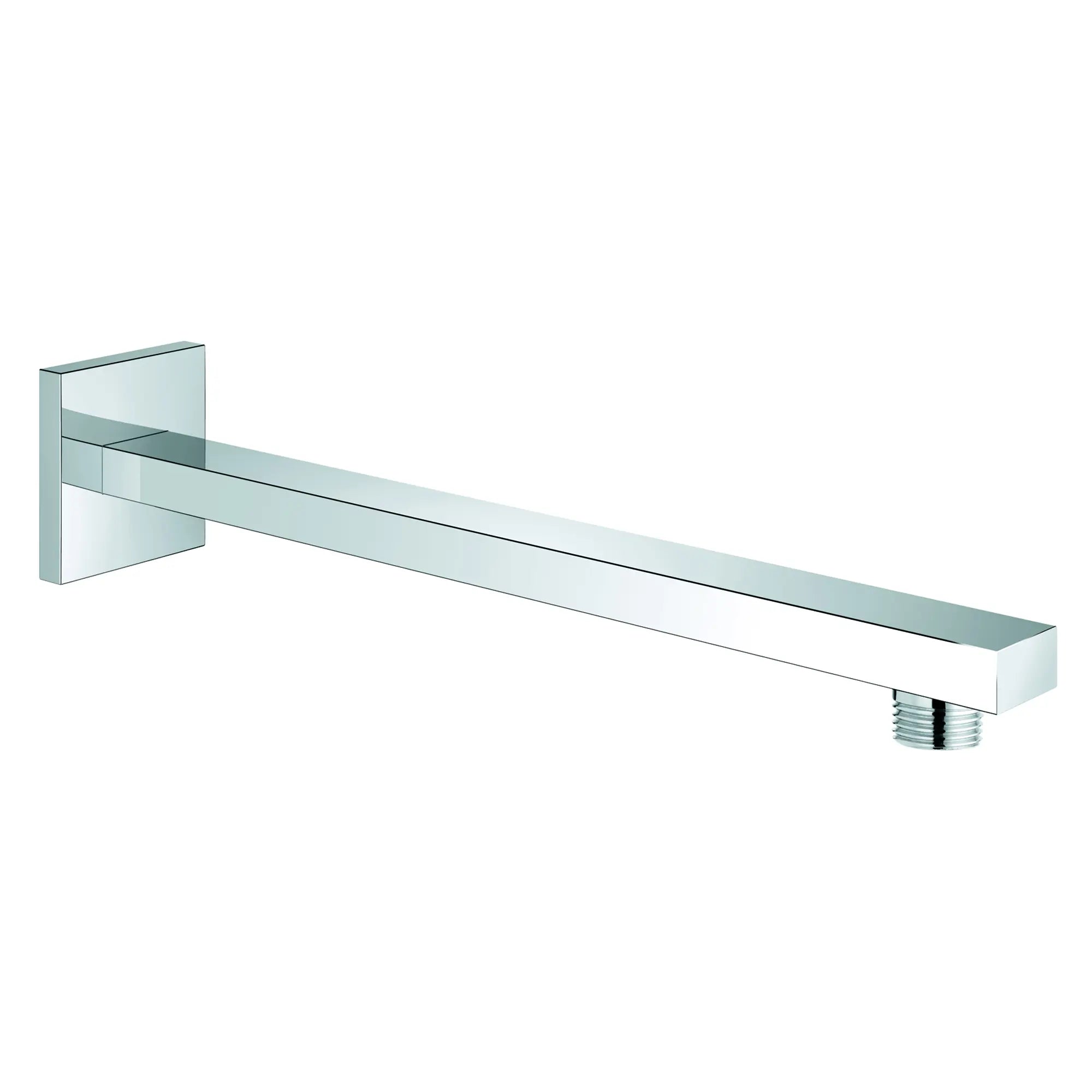 Eurocube Bras de douche de 11¼ po avec bride carrée // CHROME STARLIGHT GROHE // 276154_27710000_Silo-Spec-Sheet_0_CDNwebp.webp