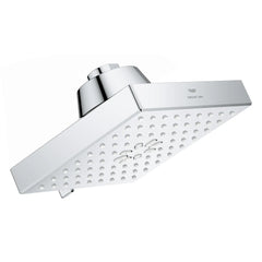 [1116730000] Rainshower Aqua Multi Spray 5 1/2" Square Showerhead with Aqua Booster 2.5 GPM (9.5 L/min) - GROHE StarLight Chrome