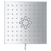 [1116720000] Rainshower Aqua Multi Spray 5 1/2" Square Shower Head with Aqua Booster 1.75 GPM (6.6 L/min) - GROHE StarLight Chrome