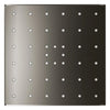 [111668A000] Rainshower Aqua Mono Spray 5 1/2" Square Showerhead with Aqua Booster 2.5 GPM (9.5 L/min) - Brushed Hard Graphite