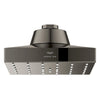 [111668A000] Rainshower Aqua Mono Spray 5 1/2" Square Showerhead with Aqua Booster 2.5 GPM (9.5 L/min) - Brushed Hard Graphite