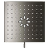 [111673A000] Rainshower Aqua Multi Spray 5 1/2" Square Showerhead with Aqua Booster 2.5 GPM (9.5 L/min) - GROHE StarLight Chrome