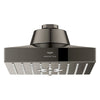 [111673A000] Rainshower Aqua Multi Spray 5 1/2" Square Showerhead with Aqua Booster 2.5 GPM (9.5 L/min) - GROHE StarLight Chrome