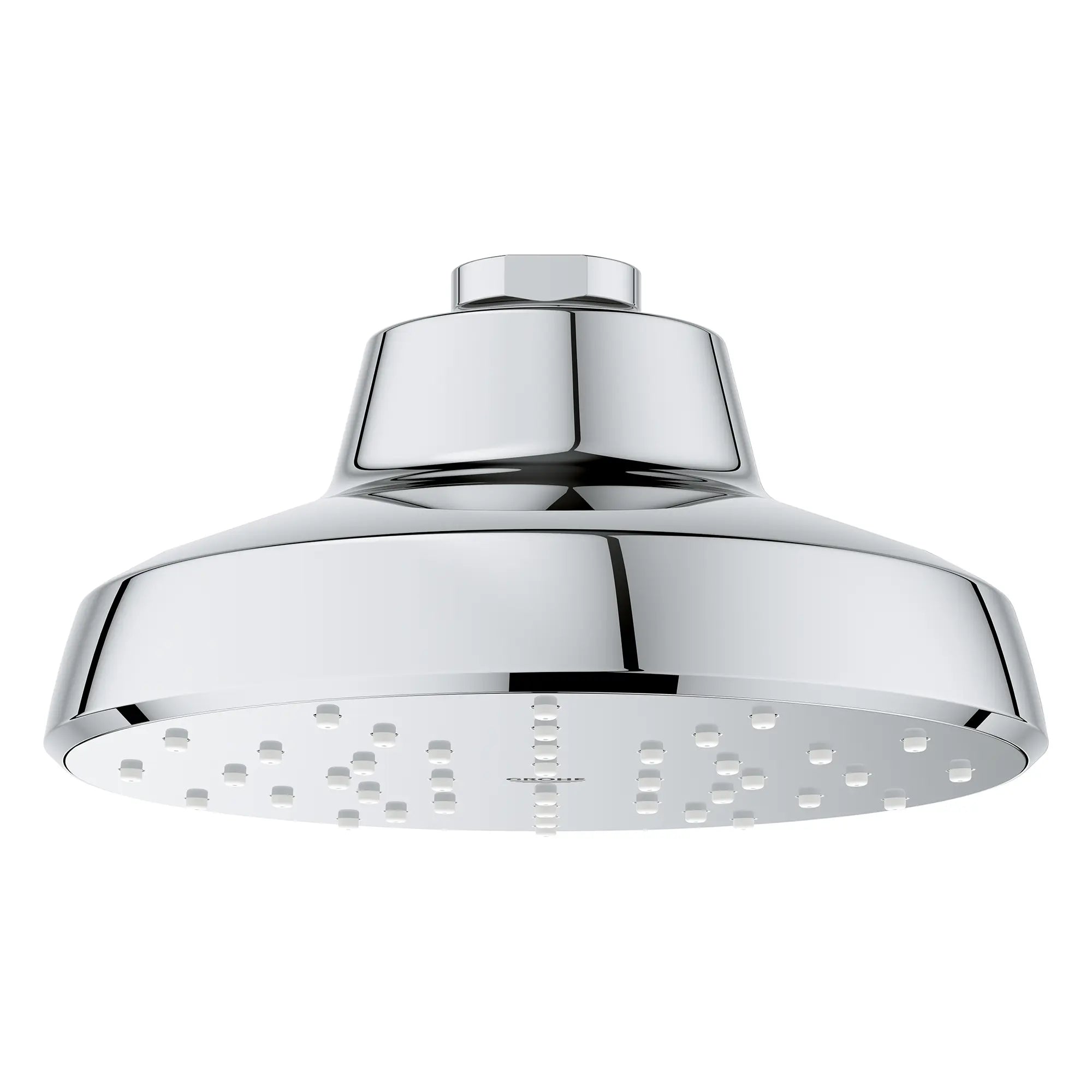 Pomme de douche ronde Tempesta 140 à un seul jet avec Aquabooster, 6,6 L/min (1,75 gal/min) // CHROME STARLIGHT GROHE // 277779_Aqua_Booster_SiloFront_1117270000_0001_October2025_0_CDNwebp.webp