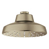 [111727EN00] Tempesta 140 Mono Spray 5 1/2" Showerhead with Aqua Booster - Brushed Nickel InfinityFinish