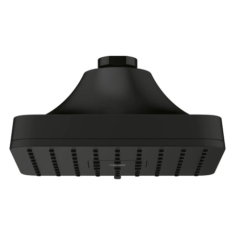 Pomme de douche carrée Euphoria 140 à jets multiples avec Aquabooster, 6,6 L/min (1,75 gal/min) - Noir mat