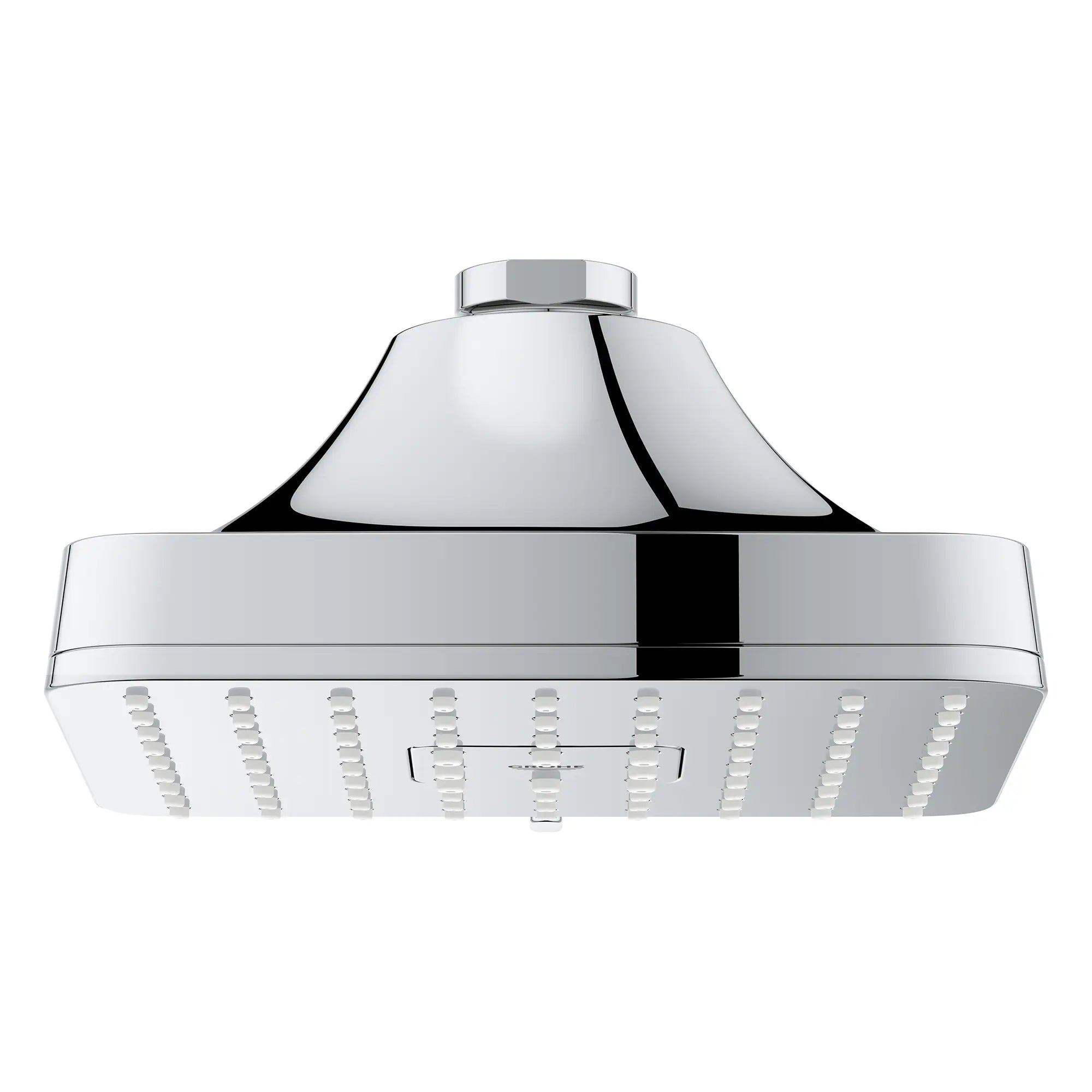 Pomme de douche carrée Euphoria 140 à jets multiples avec Aquabooster, 6,6 L/min (1,75 gal/min) // CHROME STARLIGHT GROHE // 277784_Aqua_Booster_SiloFront_1117210000_0001_October2025_0_CDNwebp.webp