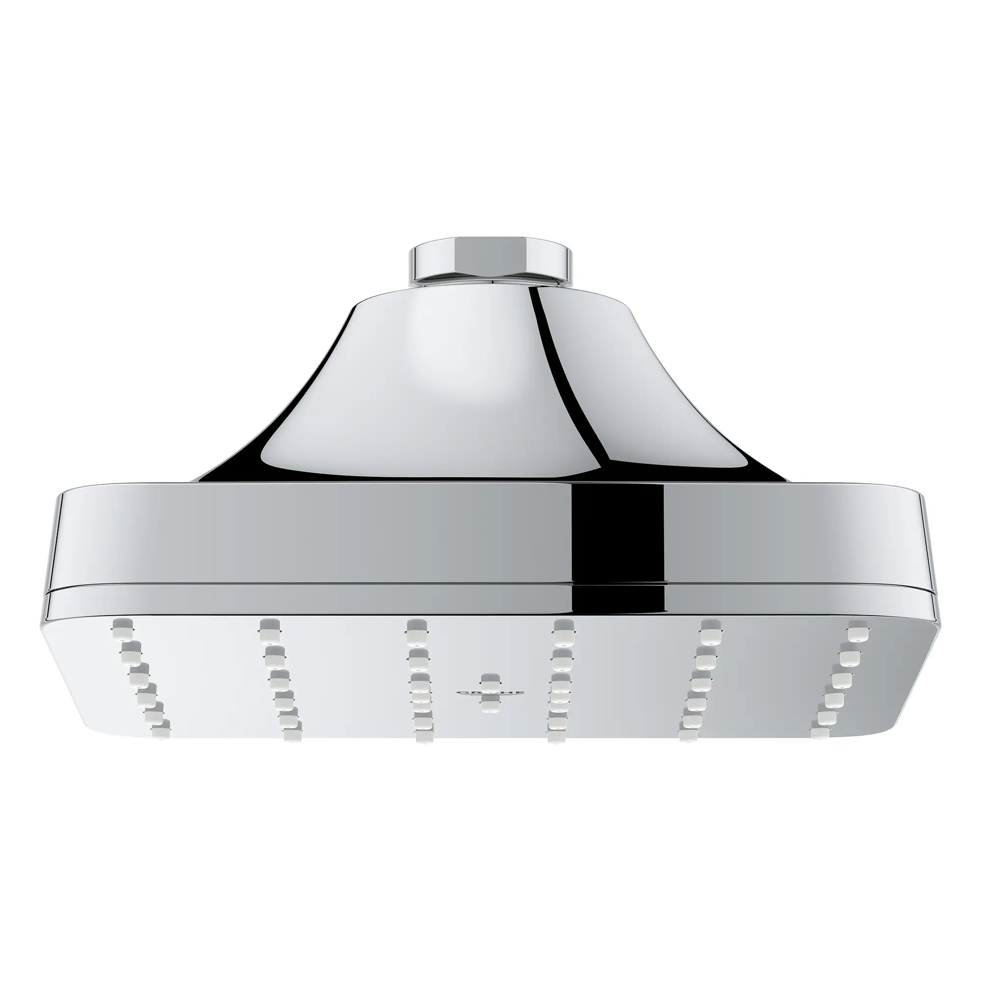 Pomme de douche ronde Euphoria 140 à jets multiples avec Aquabooster, 6,6 L/min (1,75 gal/min) // CHROME STARLIGHT GROHE // 277793_Aqua_Booster_SiloFront_1117180000_0001_October2025_0_CDNwebp.webp