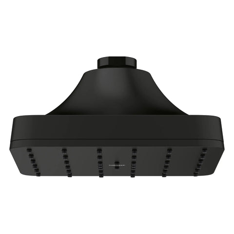 Pomme de douche ronde Euphoria 140 à jets multiples avec Aquabooster, 6,6 L/min (1,75 gal/min) - Noir mat