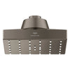 [111668AL00] Rainshower Aqua Mono Spray 5 1/2" Square Showerhead with Aqua Booster 2.5 GPM (9.5 L/min) - Brushed Hard Graphite