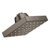 [111668AL00] Rainshower Aqua Mono Spray 5 1/2" Square Showerhead with Aqua Booster 2.5 GPM (9.5 L/min) - Brushed Hard Graphite