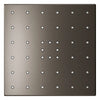 [111668AL00] Rainshower Aqua Mono Spray 5 1/2" Square Showerhead with Aqua Booster 2.5 GPM (9.5 L/min) - Brushed Hard Graphite