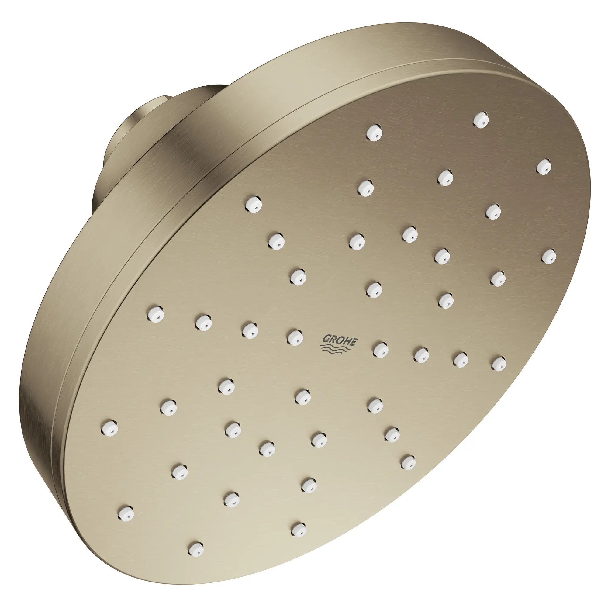 Pomme de douche carrée Euphoria 140 à un seul jet avec Aquabooster, 6,6 L/min (1,75 gal/min) // NICKEL BROSSÉ INFINITYFINISH // 278123_Aqua_Booster_SiloRight_111714EN00_0001_October2025_0_CDNwebp.webp