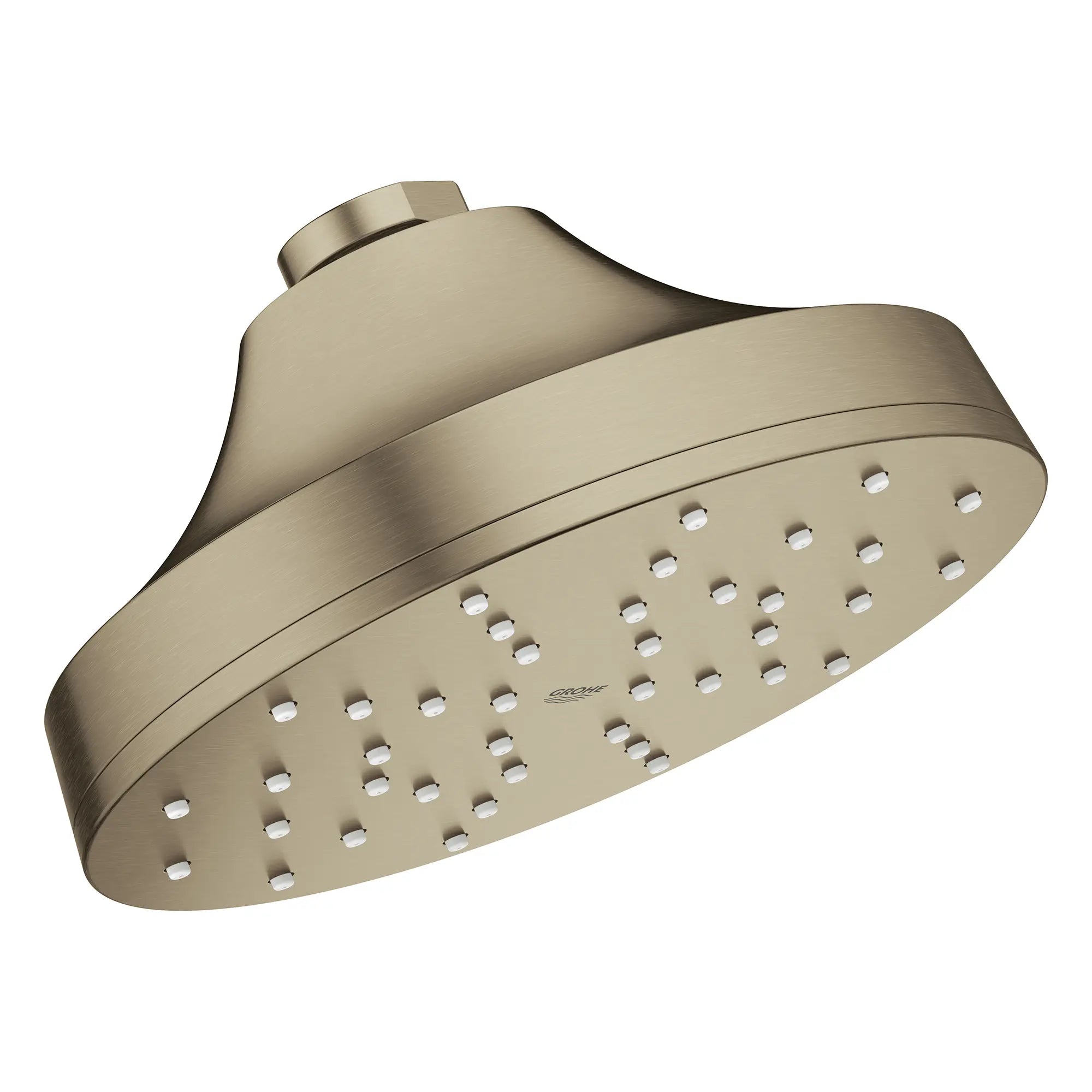Pomme de douche carrée Euphoria 140 à un seul jet avec Aquabooster, 6,6 L/min (1,75 gal/min) // NICKEL BROSSÉ INFINITYFINISH // 278124_Aqua_Booster_SiloRight_111714EN00_0002_October2025_0_CDNwebp.webp