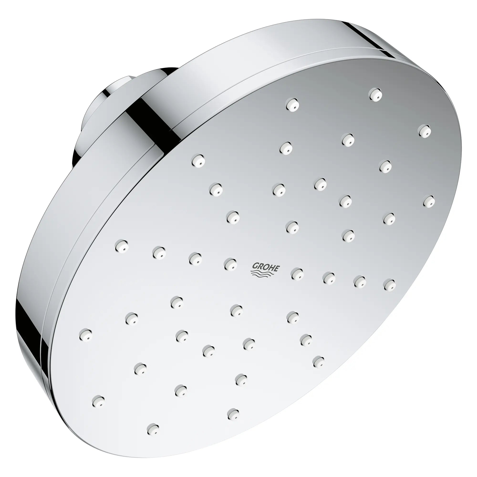 Pomme de douche carrée Euphoria 140 à un seul jet avec Aquabooster, 6,6 L/min (1,75 gal/min) // CHROME STARLIGHT GROHE // 278132_Aqua_Booster_SiloRight_1117140000_0001_October2025_0_CDNwebp.webp