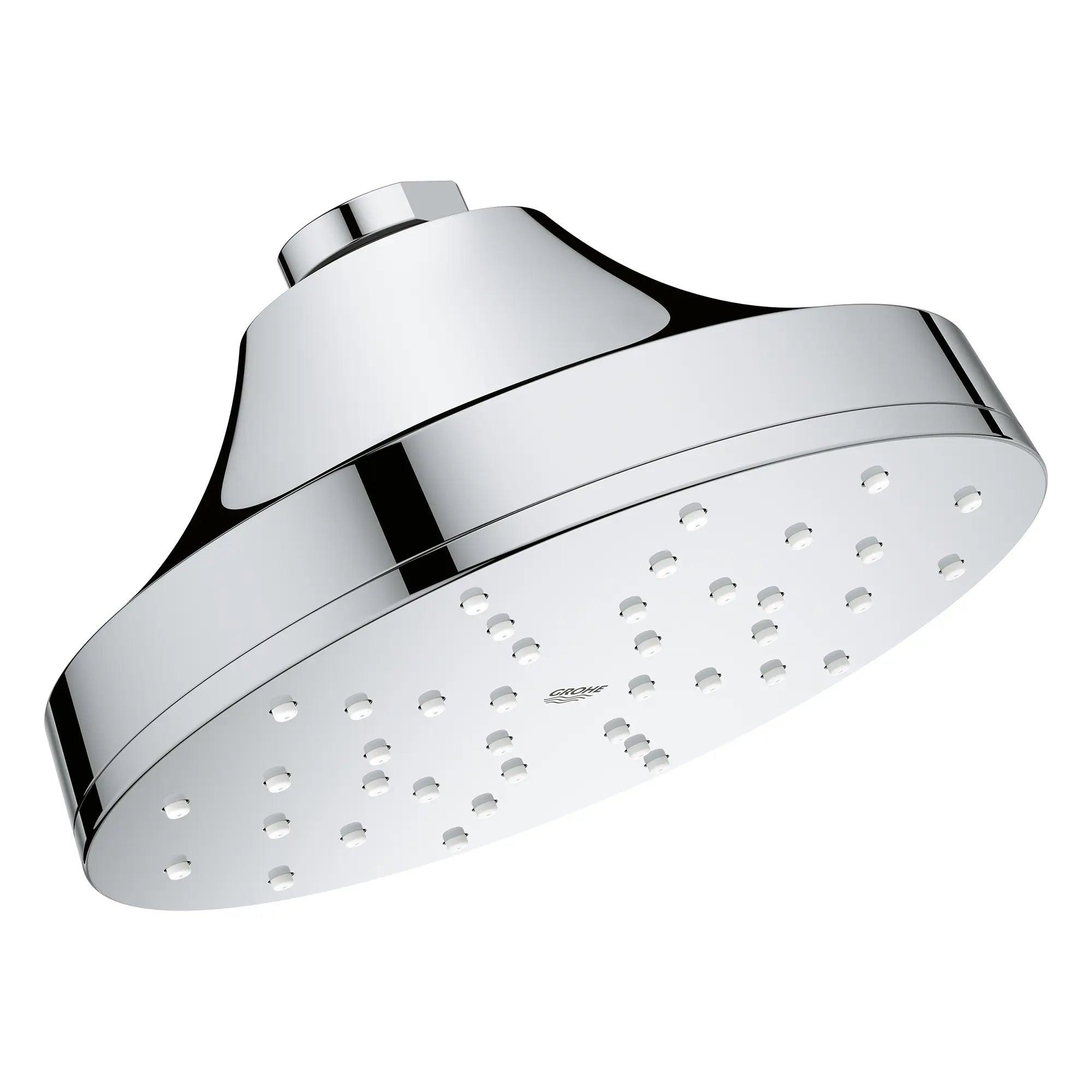 Pomme de douche carrée Euphoria 140 à un seul jet avec Aquabooster, 6,6 L/min (1,75 gal/min) // CHROME STARLIGHT GROHE // 278133_Aqua_Booster_SiloRight_1117140000_0002_October2025_0_CDNwebp.webp