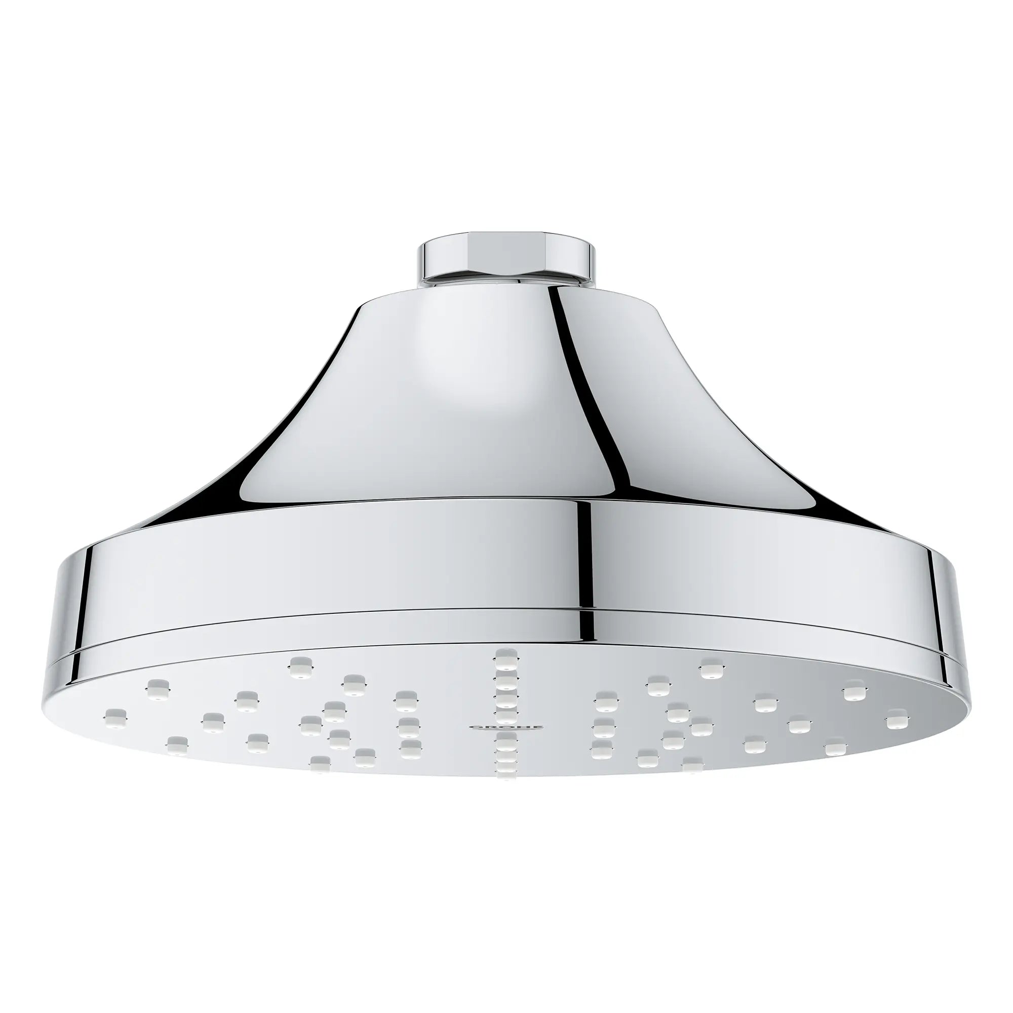 Pomme de douche carrée Euphoria 140 à un seul jet avec Aquabooster, 6,6 L/min (1,75 gal/min) // CHROME STARLIGHT GROHE // 278144_Aqua_Booster_SiloFront_1117140000_0001_October2025_0_CDNwebp.webp