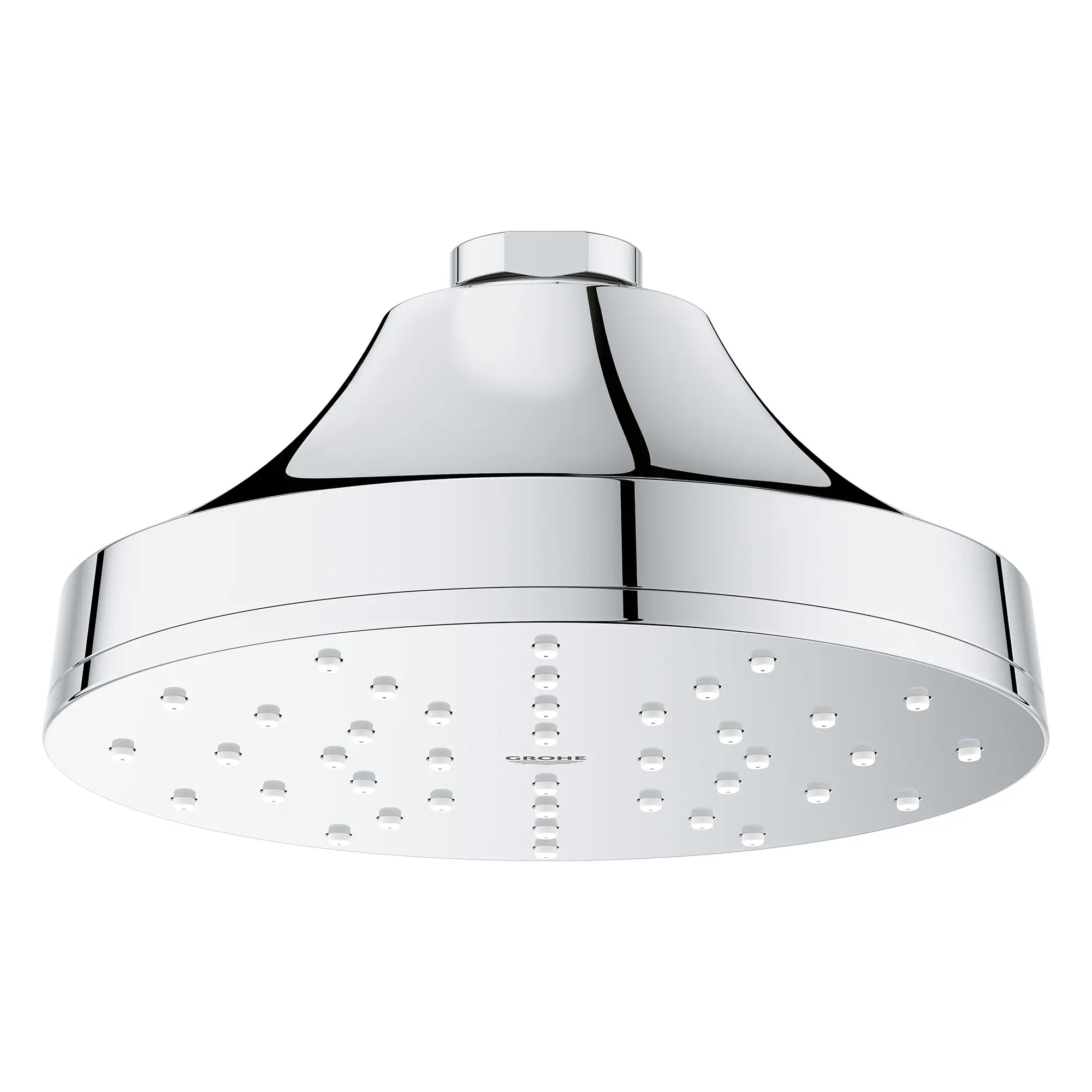 Pomme de douche carrée Euphoria 140 à un seul jet avec Aquabooster, 6,6 L/min (1,75 gal/min) // CHROME STARLIGHT GROHE // 278147_Aqua_Booster_SiloFront_1117140000_0002_October2025_0_CDNwebp.webp