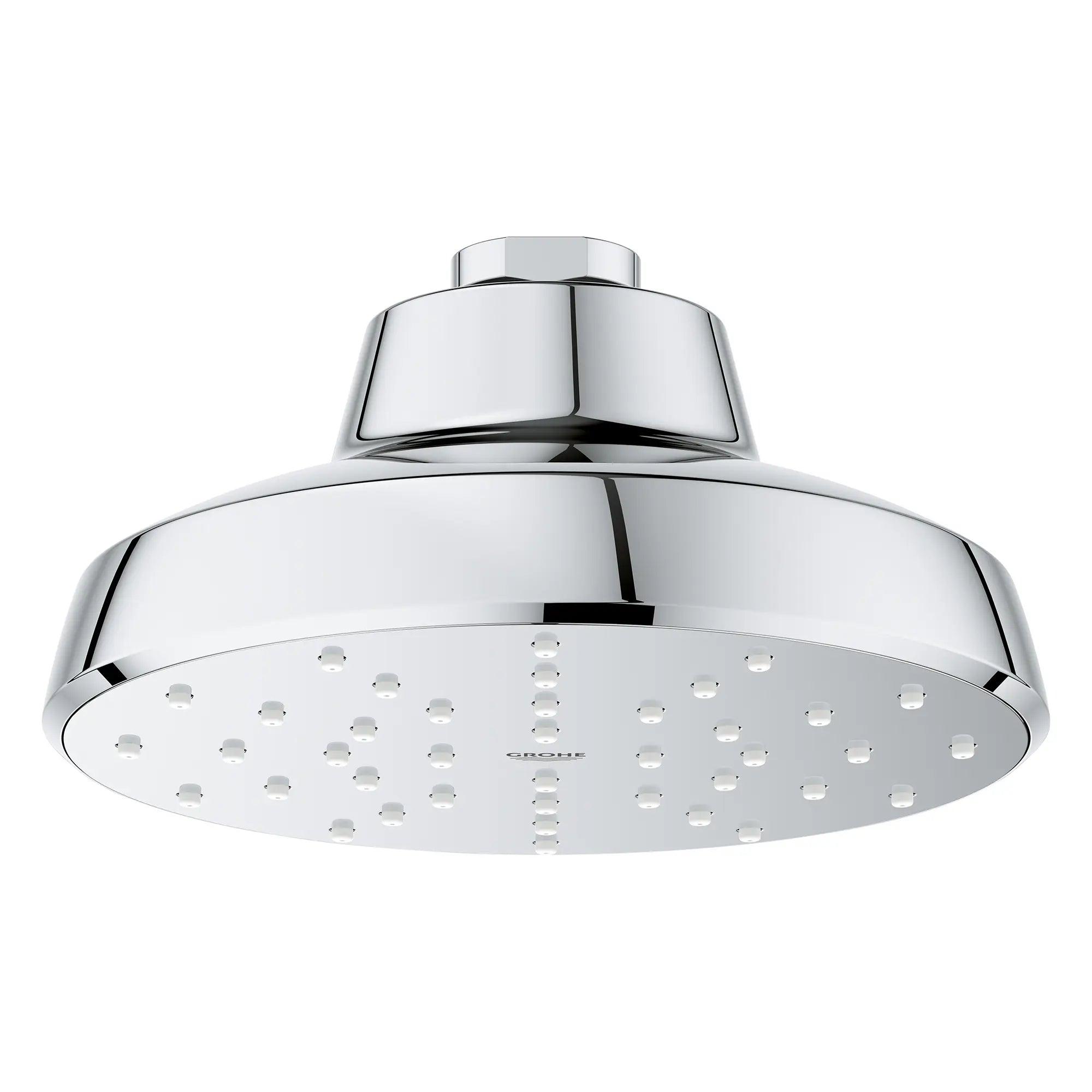 Pomme de douche ronde Tempesta 140 à un seul jet avec Aquabooster, 6,6 L/min (1,75 gal/min) // CHROME STARLIGHT GROHE // 278201_Aqua_Booster_SiloFront_1117270000_0002_October2025_0_CDNwebp.webp