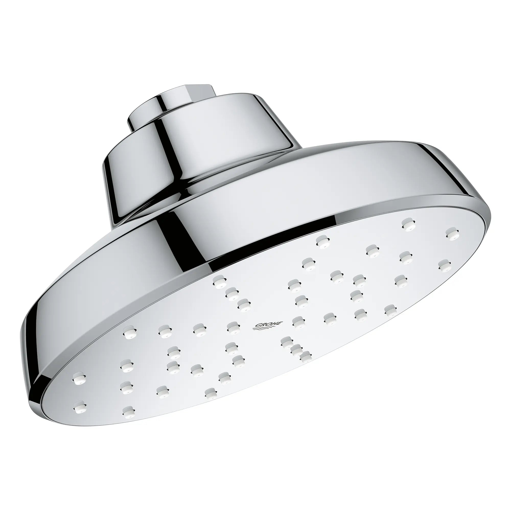 Pomme de douche ronde Tempesta 140 à un seul jet avec Aquabooster, 6,6 L/min (1,75 gal/min) // CHROME STARLIGHT GROHE // 278208_Aqua_Booster_SiloRight_1117270000_0002_October2025_0_CDNwebp.webp