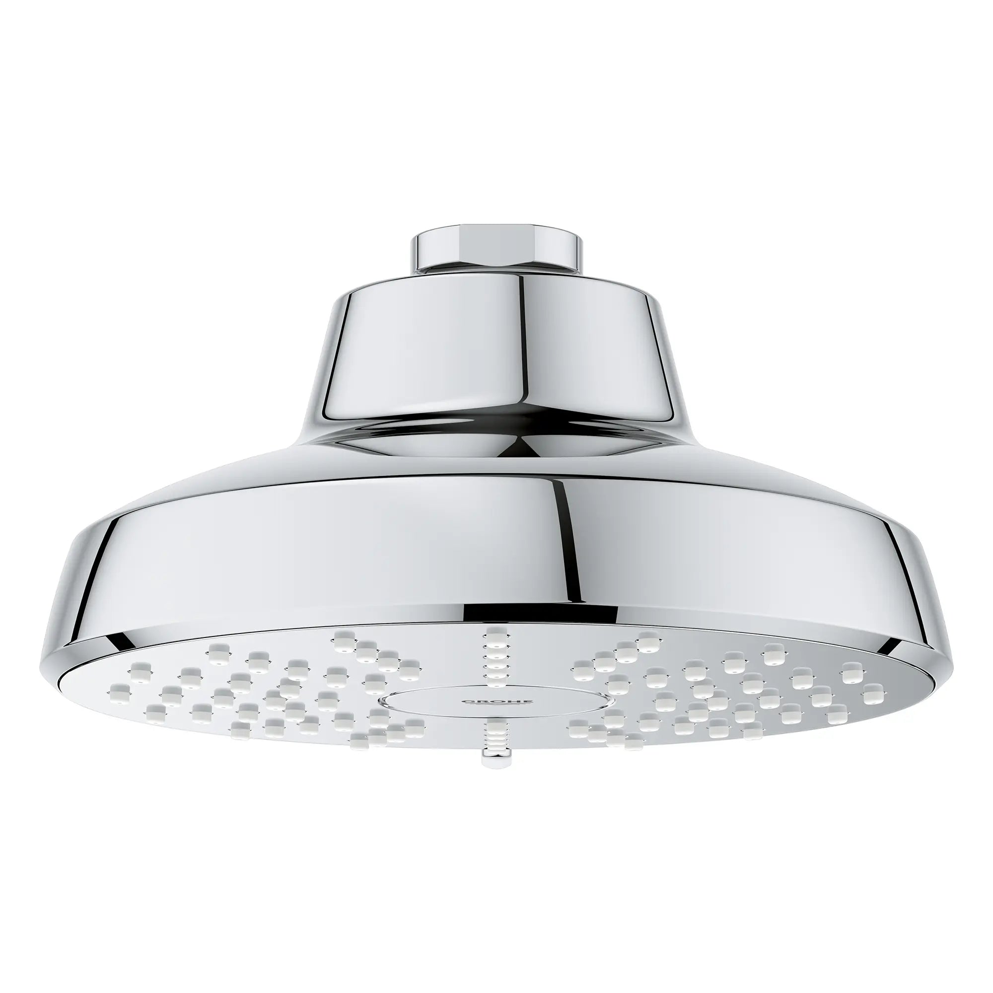 Pomme de douche ronde Tempesta 140 à jets multiples avec Aquabooster, 6,6 L/min (1,75 gal/min) // CHROME STARLIGHT GROHE // 278211_Aqua_Booster_SiloFront_1117460000_0001_October2025_0_CDNwebp.webp