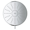 [1117460000] Tempesta 140 Dual Spray 5 1/2" Showerhead with Aqua Booster - Brushed Cool Sunrise