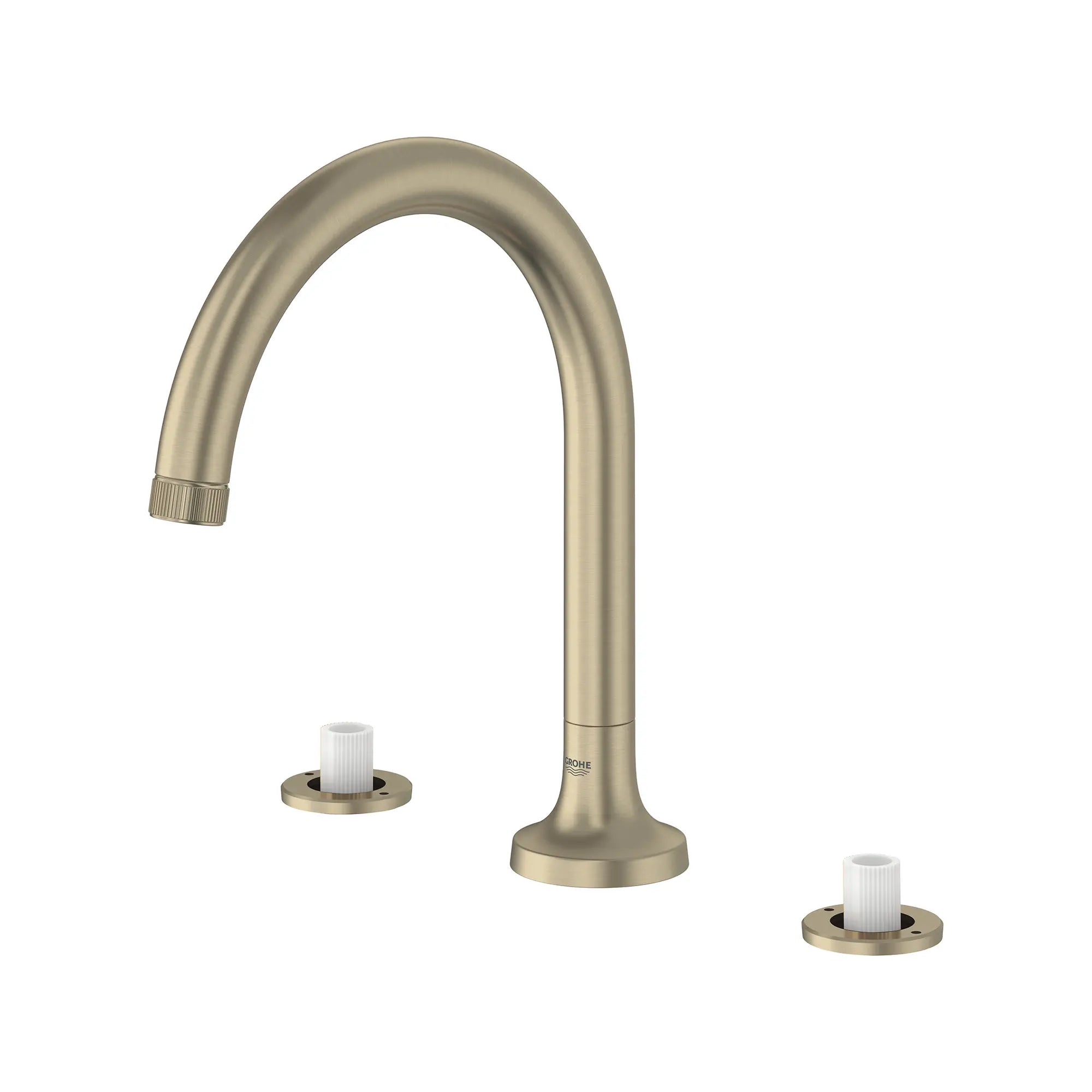 Robinet de remplissage de baignoire romaine Listra à 3 trous monté sur plan // NICKEL BROSSÉ INFINITYFINISH // 278397_Listra_SiloLeft_106261EN00_0001_SEPTEMBER2024_0_CDNwebp.webp