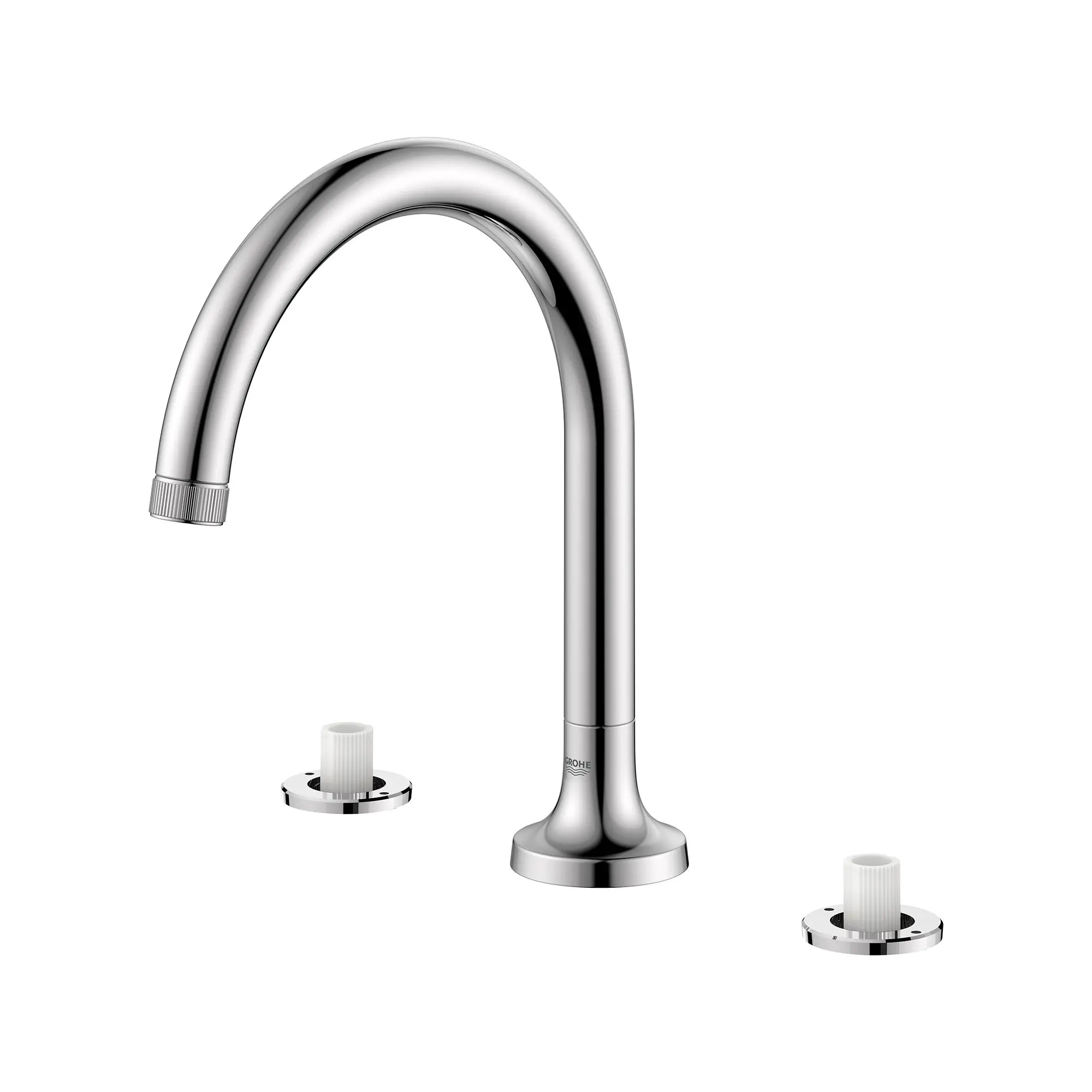 Robinet de remplissage de baignoire romaine Listra à 3 trous monté sur plan // CHROME STARLIGHT GROHE // 278409_Listra_SiloLeft_1062610000_0001_SEPTEMBER2024_0_CDNwebp.webp