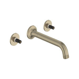 [106216EN00] Listra Wall Mount Widespread Bathroom Faucet, 1.2gpm (4.5L/min) - Brushed Cool Sunrise