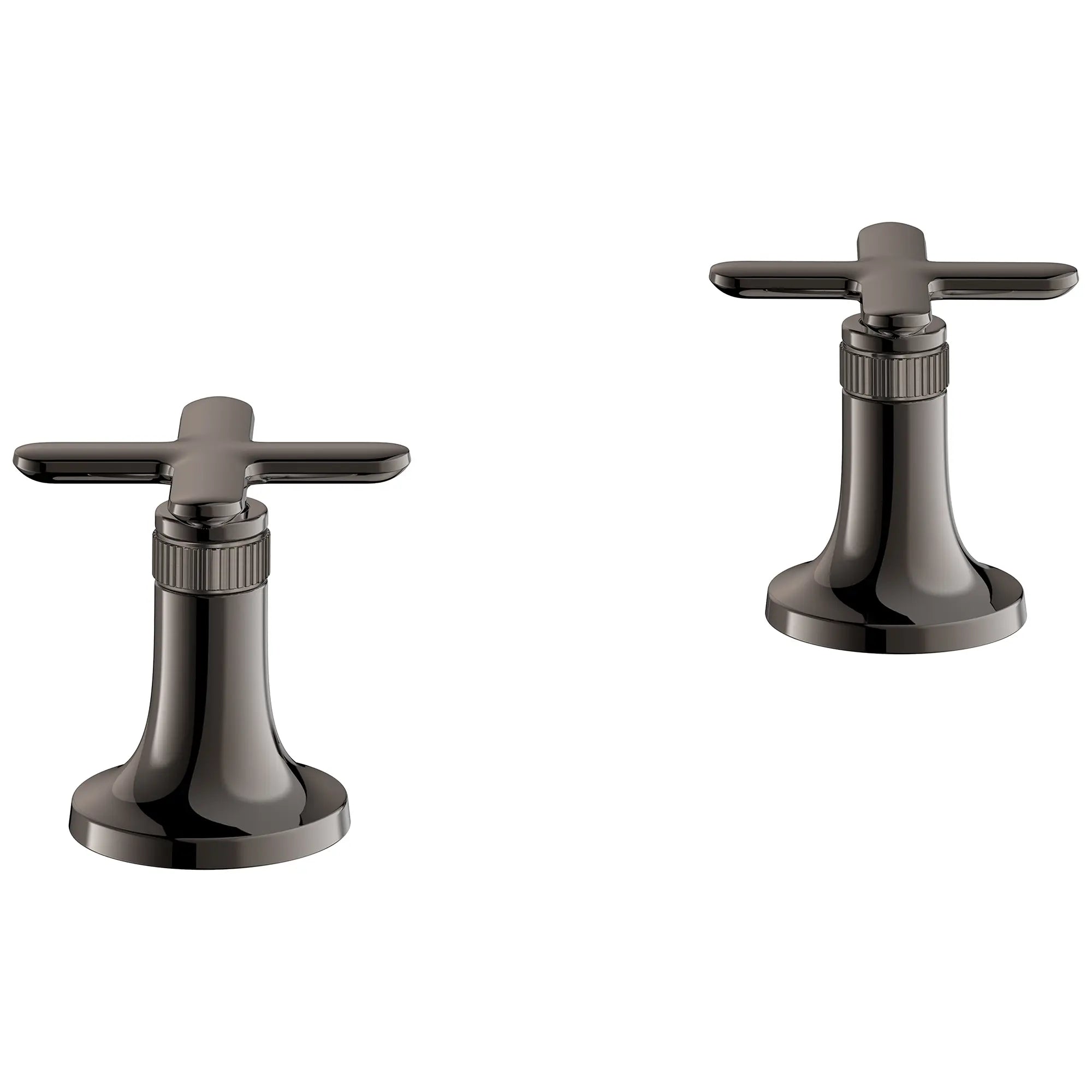 Listra Cross Handles for Bathroom Sink Faucet (Pair) // GRAPHITE DUR // 278417_Listra_SiloRight_106238A000_0001_SEPTEMBER2024_1_CDNwebp.webp
