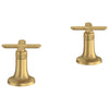 [106238GN00] Listra Cross Handles for Bathroom Sink Faucet (Pair) - Brushed Nickel InfinityFinish