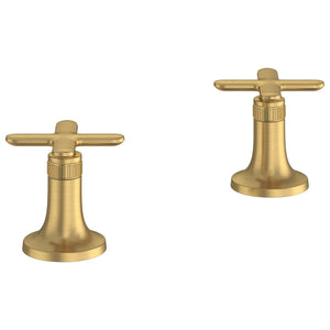 [106238GN00] Listra Cross Handles for Bathroom Sink Faucet (Pair) - Brushed Nickel InfinityFinish