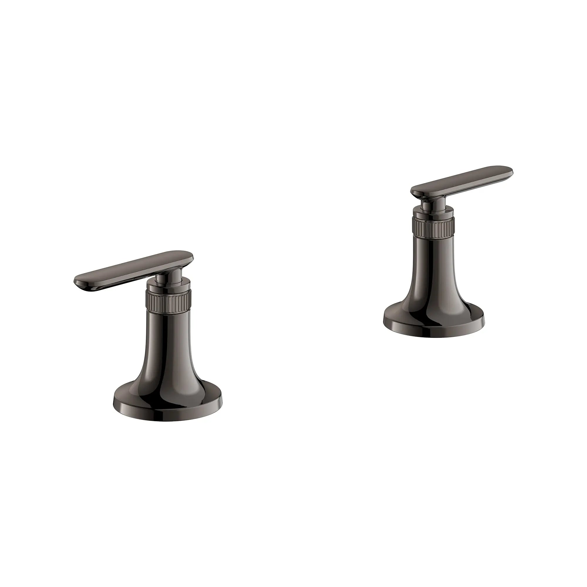 Manettes à levier Listra pour robinet de lavabo de salle de bains (paire) // GRAPHITE DUR // 278423_Listra_SiloRight_106257A000_0001_SEPTEMBER2024_0_CDNwebp.webp