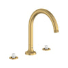 [106261GN00] Listra 3-Hole Deck Mount Roman Tub Filler - Brushed Cool Sunrise