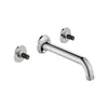 [1062160000] Listra Wall Mount Widespread Bathroom Faucet, 1.2gpm (4.5L/min) - Brushed Cool Sunrise