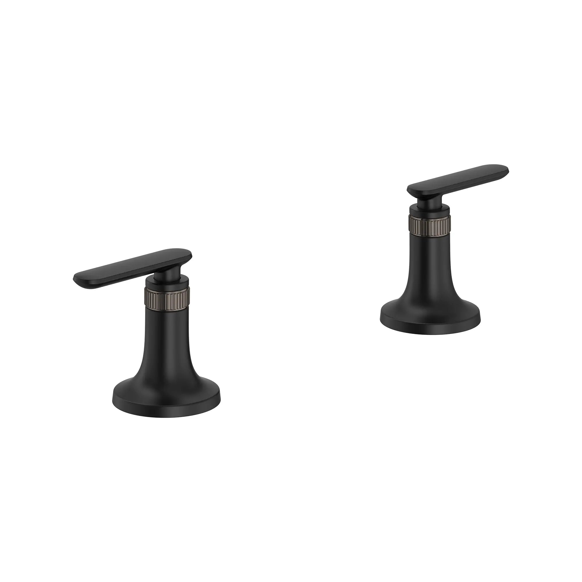 Manettes à levier Listra pour robinet de lavabo de salle de bains (paire) // NOIR MAT // 278439_Listra_SiloRight_1062572430_0001_SEPTEMBER2024_0_CDNwebp.webp