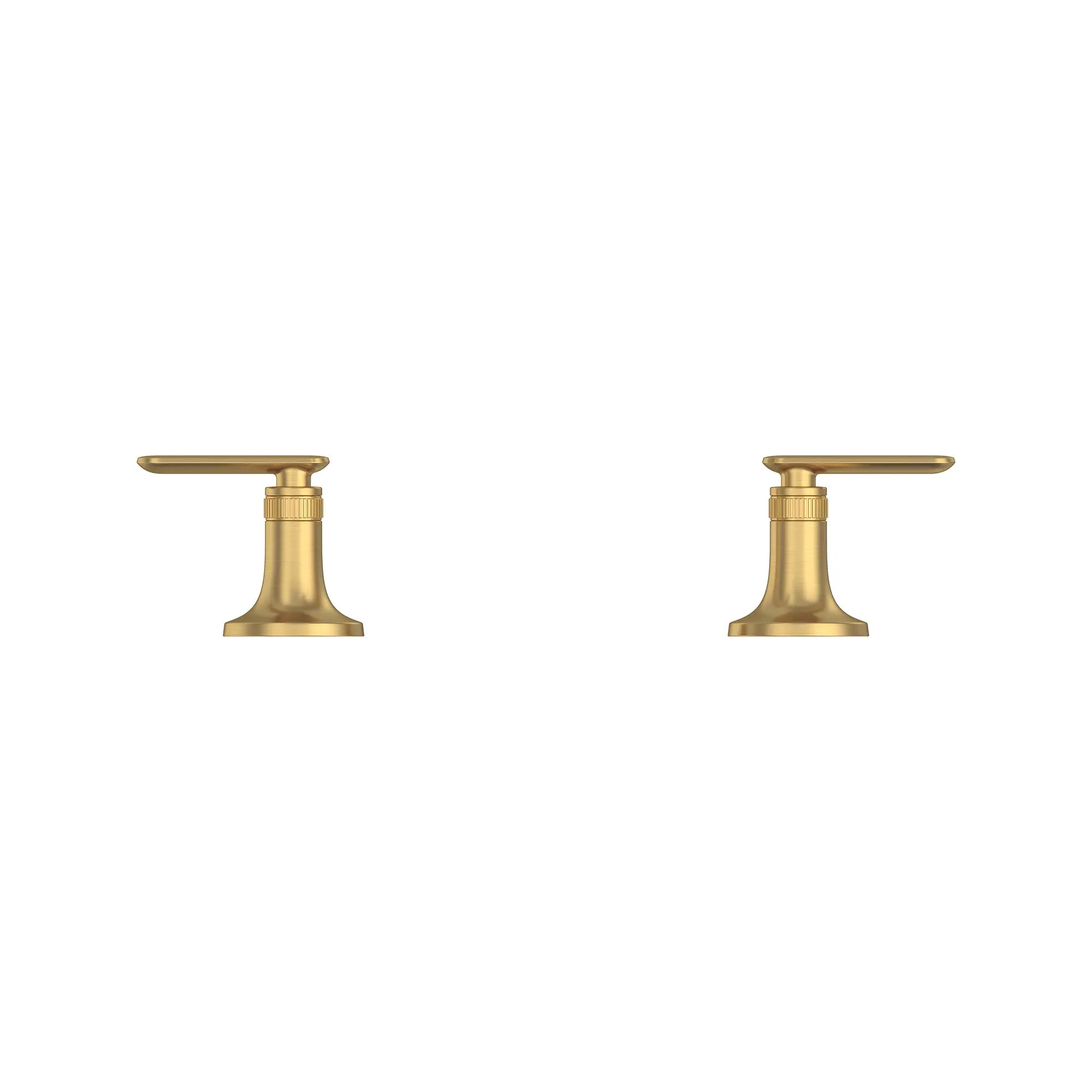 Manettes à levier Listra pour robinet de lavabo de salle de bains (paire) // AUBE FRAÎCHE BROSSÉ // 278486_Listra_SiloStraight_106257GN00_0001_SEPTEMBER2024_0_CDNwebp.webp