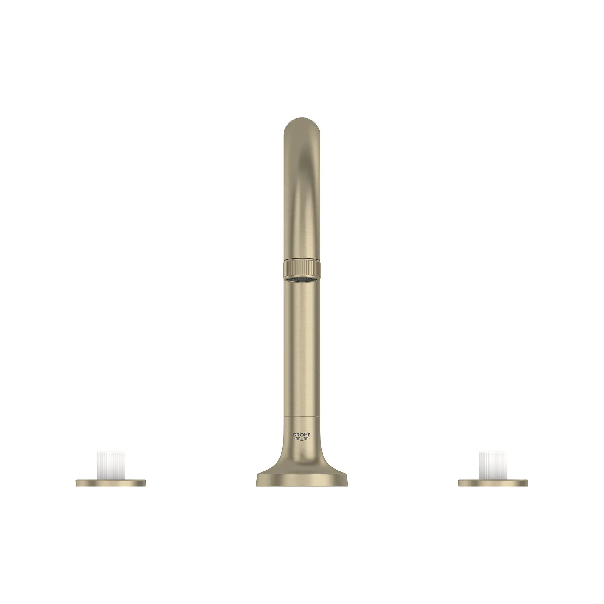 Robinet de remplissage de baignoire romaine Listra à 3 trous monté sur plan // NICKEL BROSSÉ INFINITYFINISH // 278487_Listra_SiloStraight_106261EN00_0001_SEPTEMBER2024_0_CDNwebp.webp